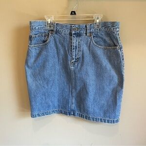 Polo Jeans Company Ralph Lauren Denim Skirt  Size 10